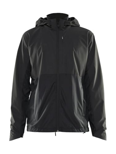 Craft ADV UNIFY LUMEN JACKET | Freizeitjacke Herren M | Black | Reflektierende Outdoorjacke Herren | Mesh-Futter | 2 Reißverschlusstaschen | Verstellbare Kapuze | Windjacke Herren Craft ADV UNIFY LUMEN JACKET | Freizeitjacke Herren M | Black | Reflektierende Outdoorjacke Herren | Mesh-Futter | 2 Reißverschlusstaschen | Verstellbare Kapuze | Windjacke Herren von Craft