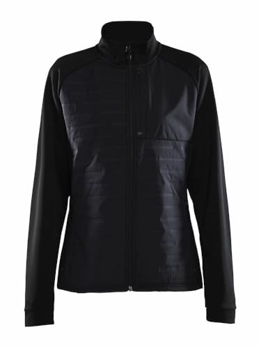 Craft ADV Unify Hybrid Jacket | Übergangsjacke Damen S | Black | Leichte Jacke aus funktionellem Material | Mit 2 Taschen und 1 Brusttasche| Leichte Jacke Damen Craft ADV Unify Hybrid Jacket | Übergangsjacke Damen S | Black | Leichte Jacke aus funktionellem Material | Mit 2 Taschen und 1 Brusttasche| Leichte Jacke Damen von Craft