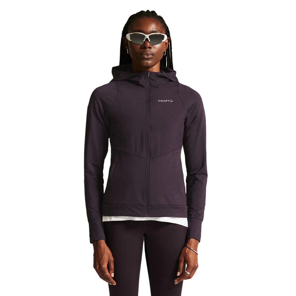 Craft Adv Essence Hood Softshell Jacket Lila L Frau Craft Adv Essence Hood Softshell Jacket Lila L Frau von Craft