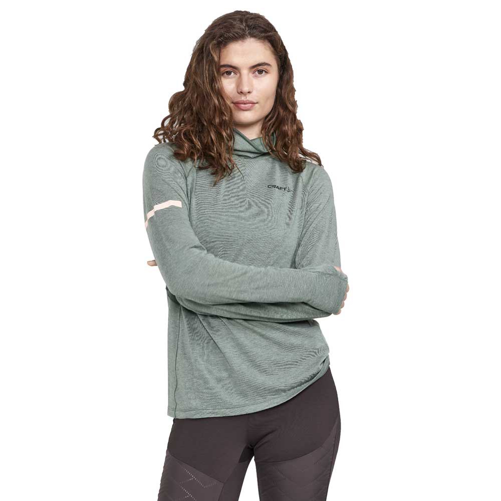 Craft Adv Subz Wool 2 Long Sleeve T-shirt Grau M Frau von Craft