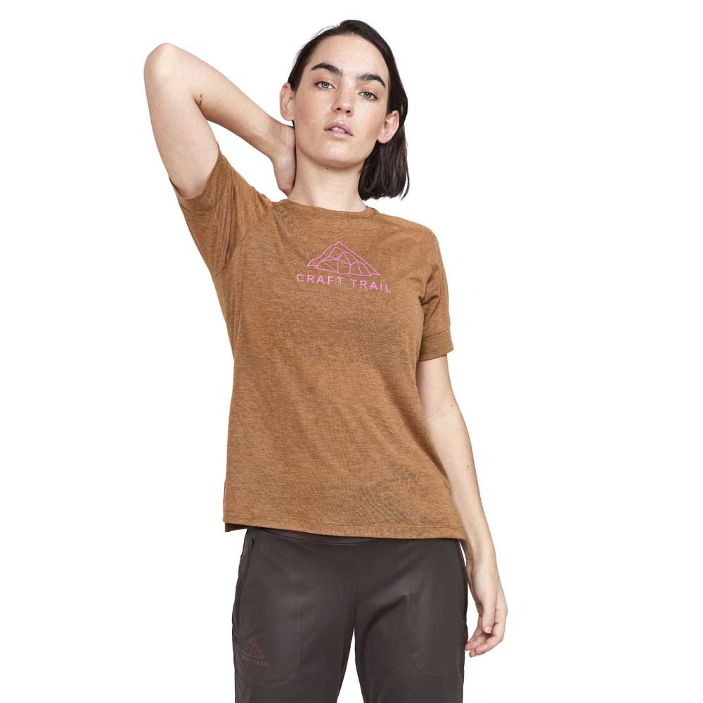 Craft Adv Trail Wool Short Sleeve T-shirt Braun M Frau Craft Adv Trail Wool Short Sleeve T-shirt Braun M Frau von Craft