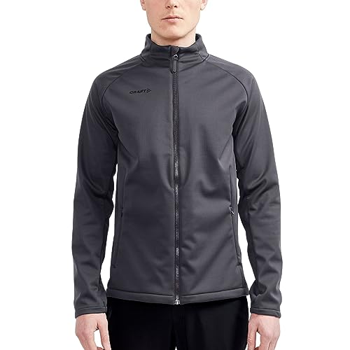 Craft CORE EXPLORE Softshelljacke für Herren XL | Granite | Winddichte, wasserabweisende Softshelljacke Herren für den täglichen Gebrauch | 2 Seitentasche, 1 Innentasche | Übergangsjacke Herren Craft CORE EXPLORE Softshelljacke für Herren XL | Granite | Winddichte, wasserabweisende Softshelljacke Herren für den täglichen Gebrauch | 2 Seitentasche, 1 Innentasche | Übergangsjacke Herren von Craft