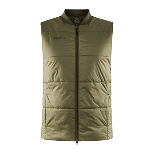 Craft CORE LIGHT PADDED VEST | Herren Weste L | Rift |Wärmende Weste mit leichter Wattierung | Laufweste Herren aus recyceltem Polyester | Ripstrikkragen | Reißverschlusstaschen | Steppweste Herren Craft CORE LIGHT PADDED VEST | Herren Weste L | Rift |Wärmende Weste mit leichter Wattierung | Laufweste Herren aus recyceltem Polyester | Ripstrikkragen | Reißverschlusstaschen | Steppweste Herren von Craft