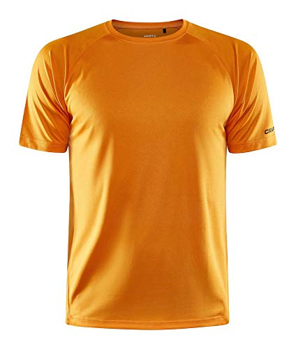 Craft CORE Unify Training Tee | Trainingsshirt Herren 3XL | Tiger | Weiches, Funktionelles Recyclingpolyester | Funktionsshirt Herren mit Quick Dry Funktion | Optimaler Feuchtigkeitstransport von Craft