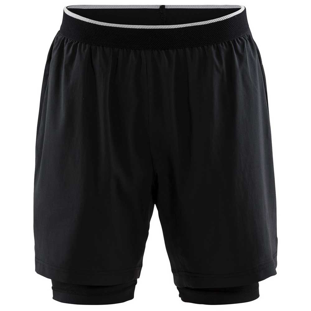 Craft Charge 2 In 1 Shorts Schwarz XL Mann von Craft