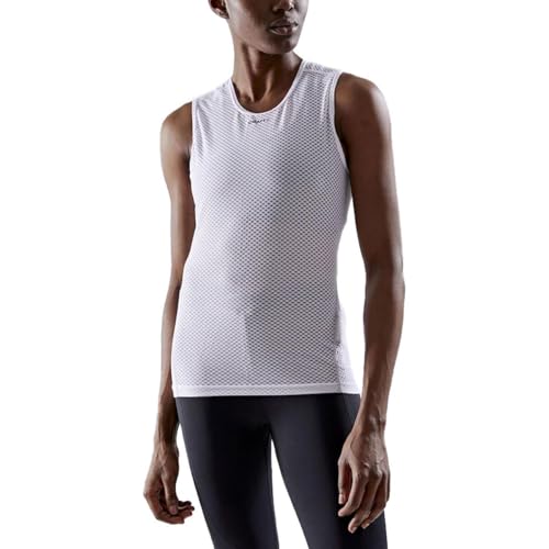 Craft Stay Cool Mesh Superlight | Sleeveless Top | Sport Unterhemd Ärmellos für Damen | Sporttop Damen (Gr. XS-XXL), Weiß Craft Stay Cool Mesh Superlight | Sleeveless Top | Sport Unterhemd Ärmellos für Damen | Sporttop Damen (Gr. XS-XXL), Weiß von Craft