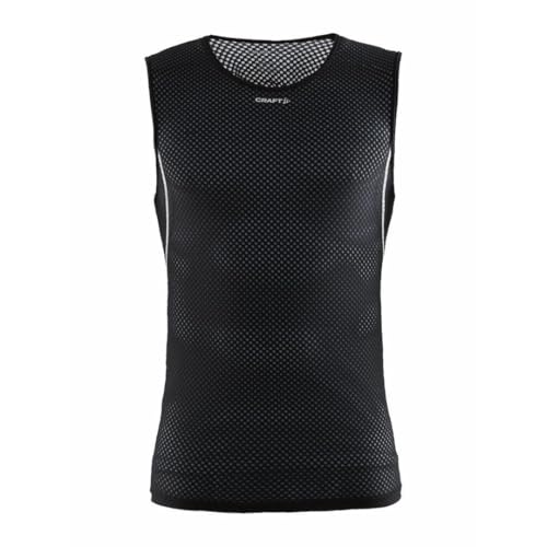 Craft Cool Mesh Superlight SL M | Funktionsshirt Herren ärmellos | Gr. XXL, Schwarz | Mesh Top | perfekte Belüftung & Kühlung | superleichte Activewear für Herren | Baselayer Herren Craft Cool Mesh Superlight SL M | Funktionsshirt Herren ärmellos | Gr. XXL, Schwarz | Mesh Top | perfekte Belüftung & Kühlung | superleichte Activewear für Herren | Baselayer Herren von Craft