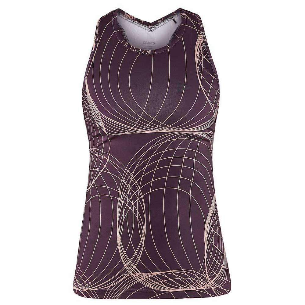 Craft Core Charge Racerback Sleeveless T-shirt Lila L Frau von Craft