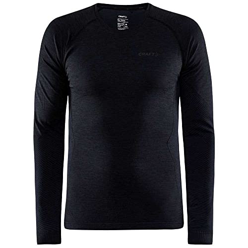 Craft CORE Dry Active Comfort LS | Funktionsshirt Herren Langarm XL | Black | Bodymaping für verbesserte Thermoregulierung | Unterziehshirt Herren aus recycelten Materialien | Activewear für Herren Craft CORE Dry Active Comfort LS | Funktionsshirt Herren Langarm XL | Black | Bodymaping für verbesserte Thermoregulierung | Unterziehshirt Herren aus recycelten Materialien | Activewear für Herren von Craft