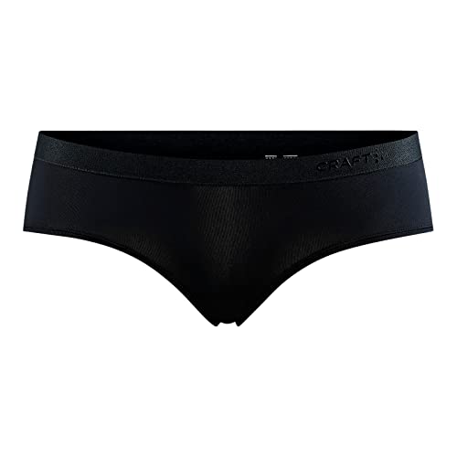 Craft CORE Dry Hipster W | Sport Hipster Damen S | Black | Atmungsaktive Sportunterwäsche für Damen | Quick Dry Hipster Unterwäsche Damen | Soft Touch Funktionsunterwäsche Damen von Craft