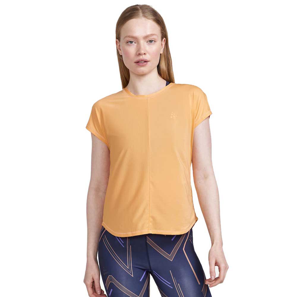 Craft Core Essence Short Sleeve T-shirt Orange M Frau von Craft