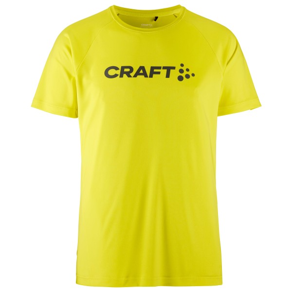 Craft - Core Unify Logo Tee - Funktionsshirt Gr L gelb von Craft