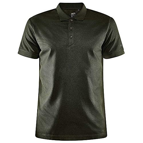 Craft CORE Unify Polo Shirt | Poloshirt Herren M | Woods Melange | Funktionelles Recyclingpolyester | sehr guter Feuchtigkeitstransport | Quick Dry Poloshirt Herren Kurzarm | Trainingsshirt Herren Craft CORE Unify Polo Shirt | Poloshirt Herren M | Woods Melange | Funktionelles Recyclingpolyester | sehr guter Feuchtigkeitstransport | Quick Dry Poloshirt Herren Kurzarm | Trainingsshirt Herren von Craft