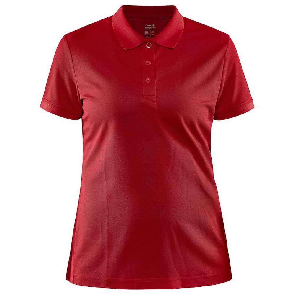 Craft Core Unify Short Sleeve Polo Rot L Frau von Craft