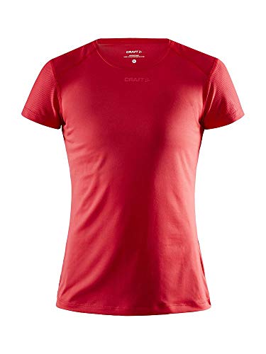 Craft Damen ADV Essence Ss Slim Tee T-Shirt, Bright Red, XS von Craft