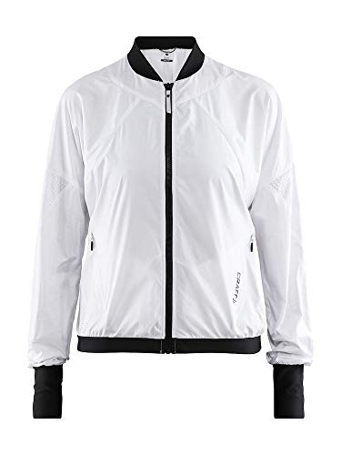 Craft Damen Charge Trainingsjacke-Weiß, Schwarz Jacken, L Craft Damen Charge Trainingsjacke-Weiß, Schwarz Jacken, L von Craft