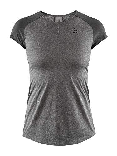 Craft Damen Nanoweight T-Shirt-Dunkelgrau, Silber, XL von Craft