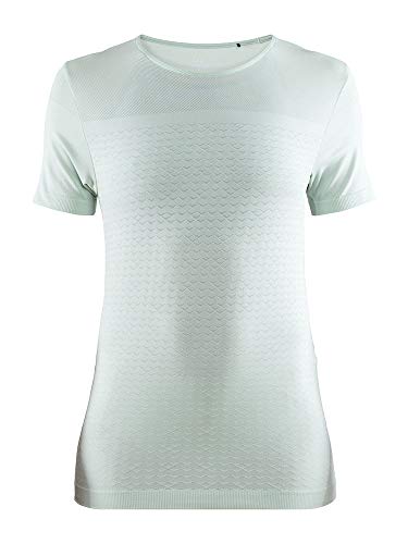 Craft Damen Urban Rush Fuseknit Light T-Shirt-Mint, Silber, S Craft Damen Urban Rush Fuseknit Light T-Shirt-Mint, Silber, S von Craft