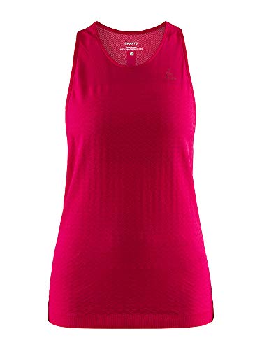 Craft Damen Urban Rush Fuseknit Light Tank-Top-Pink, Silber Shirts, XS Craft Damen Urban Rush Fuseknit Light Tank-Top-Pink, Silber Shirts, XS von Craft