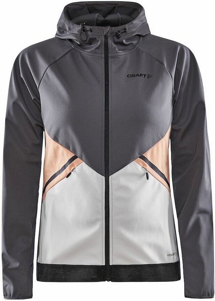 Craft Funktionsjacke GLIDE HOOD JKT W GRANITE-ASH Craft Funktionsjacke GLIDE HOOD JKT W GRANITE-ASH von Craft
