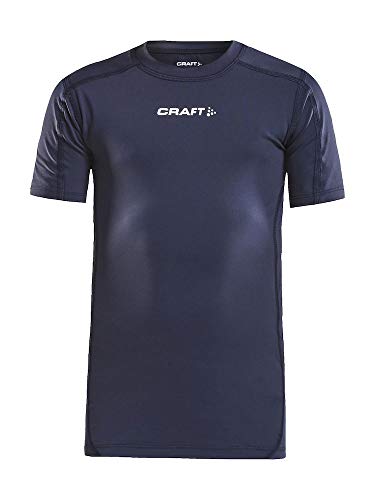 Craft Funktionsshirt Kurzarm Pro Control Compression Tee Herren/Kinder NEU, Wähle Deine Größe:3XL, Wähle Deine Farbe:Navy von Craft