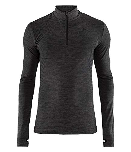 Craft Fuseknit Comfort Kragen mit Reißverschluss für Herren XXL Schwarz meliert. Craft Fuseknit Comfort Kragen mit Reißverschluss für Herren XXL Schwarz meliert. von Craft