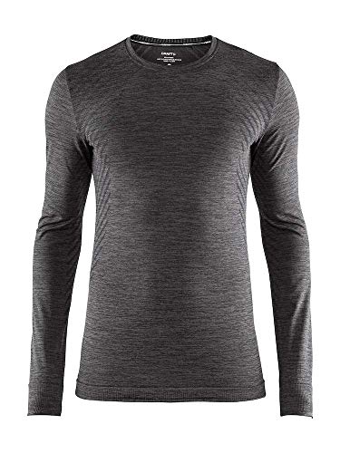 Craft Fuseknit Comfort Rundhalsausschnitt M. Langes Herren-Laufshirt S Schwarz meliert. Craft Fuseknit Comfort Rundhalsausschnitt M. Langes Herren-Laufshirt S Schwarz meliert. von Craft