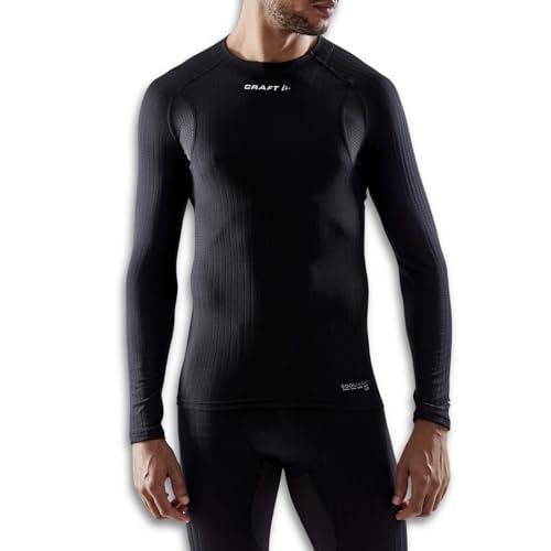 Craft Active Extreme X CN LS Baselayer Herren, XXL, Schwarz, Activewear für Herren Langarm, Waffelstrick-Design, Temperaturmanagement, für kalte Temperaturen, recyceltes Polyester Craft Active Extreme X CN LS Baselayer Herren, XXL, Schwarz, Activewear für Herren Langarm, Waffelstrick-Design, Temperaturmanagement, für kalte Temperaturen, recyceltes Polyester von Craft