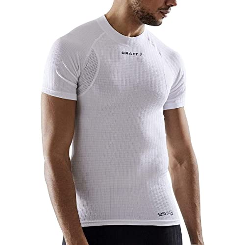 Craft Active Extreme X CN SS M Baselayer Herren L/Weiß/Activewear für Herren Kurzarm/Waffelstrick-Design/Temperaturmanagement/für kalte Temperaturen/recyceltes Polyester von Craft