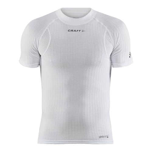 Craft Active Extreme X CN SS M Baselayer Herren M, Weiß, Activewear für Herren Kurzarm, Waffelstrick-Design, Temperaturmanagement, für kalte Temperaturen, recyceltes Polyester Craft Active Extreme X CN SS M Baselayer Herren M, Weiß, Activewear für Herren Kurzarm, Waffelstrick-Design, Temperaturmanagement, für kalte Temperaturen, recyceltes Polyester von Craft