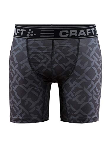 Craft Herren Greatness Boxershorts, 7,6 cm, Schwarz, Größe L von Craft