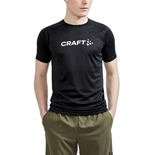 Craft Herren Core Unify Logo T-Shirt, Black, 3XL Craft Herren Core Unify Logo T-Shirt, Black, 3XL von Craft
