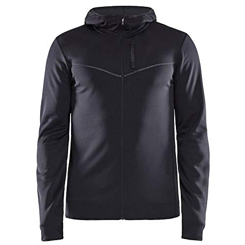 Craft Herren Eaze Fz Sweat Hood Jkt M Hoodie L Schwarz Craft Herren Eaze Fz Sweat Hood Jkt M Hoodie L Schwarz von Craft