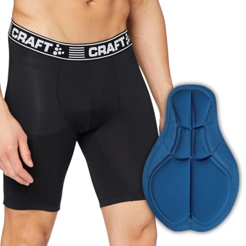 Craft Herren Radunterhose Greatness Bike Shorts M bl/White S, Black/White, S, 1905034-9900-4 Craft Herren Radunterhose Greatness Bike Shorts M bl/White S, Black/White, S, 1905034-9900-4 von Craft