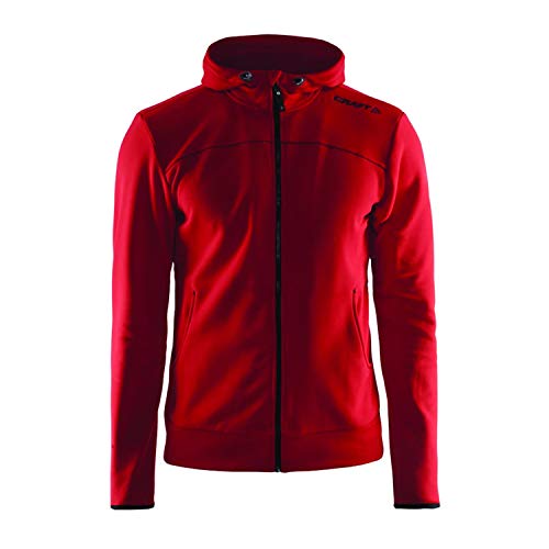 Craft Herren Sportswear Freizeit Full Zip Kapuze ct040/1901692 rot groß Größe L rot von Craft