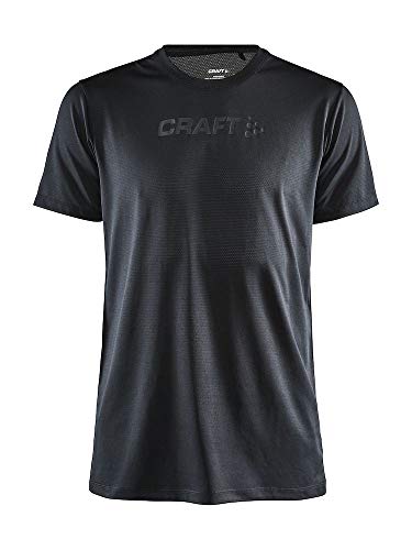 Craft Herren Training Core Essence Kurzarm-Mesh Trikots, Schwarz, M von Craft