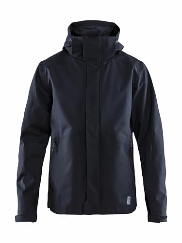 Craft MOUNTAIN Jacket | Herren Winterjacke XXL | Gravel Melange | Wind- und Wasserdicht | Hoher Kragen und abnehmbare Kapuze | Regenjacke Herren wasserdicht | Skijacke Herren Craft MOUNTAIN Jacket | Herren Winterjacke XXL | Gravel Melange | Wind- und Wasserdicht | Hoher Kragen und abnehmbare Kapuze | Regenjacke Herren wasserdicht | Skijacke Herren von Craft