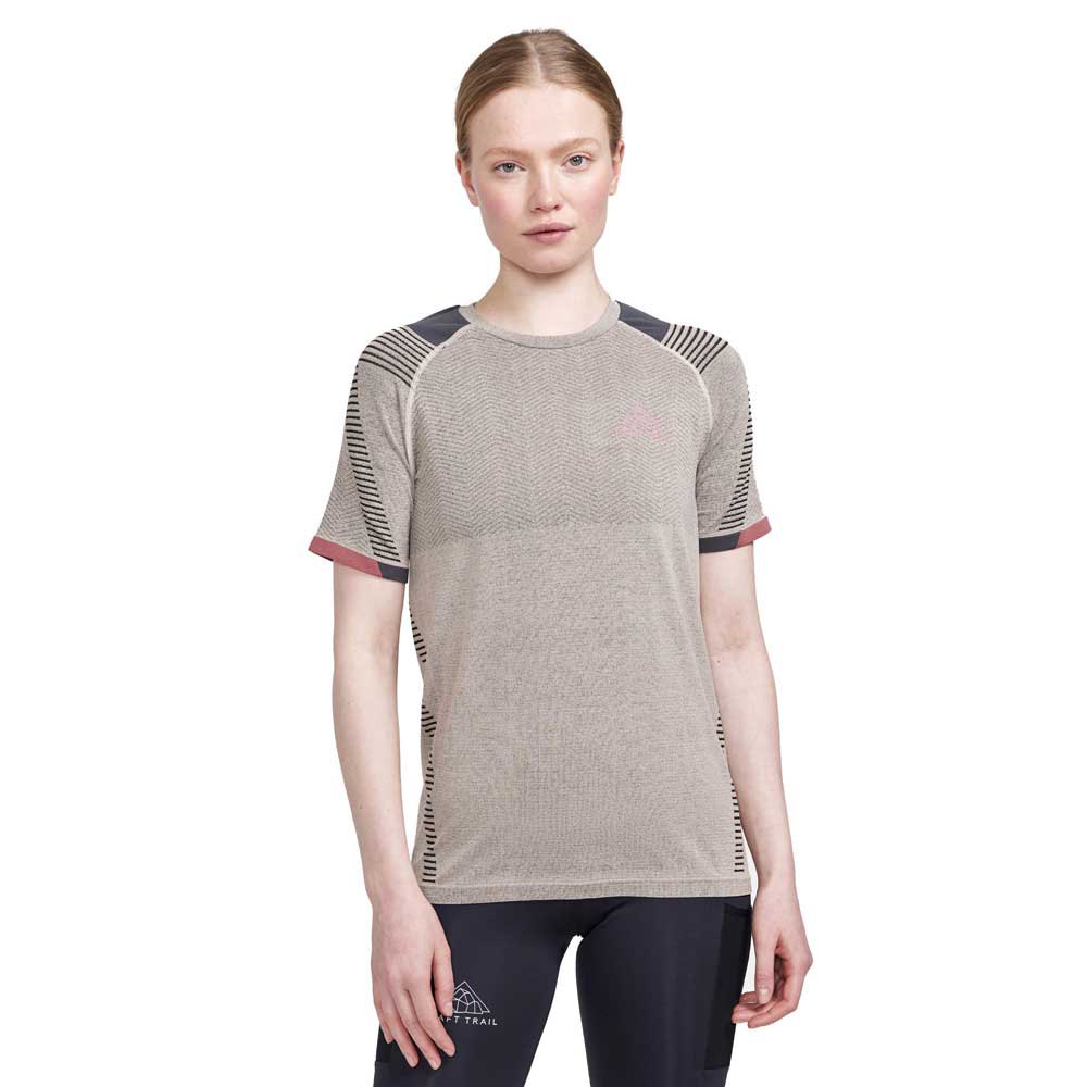 Craft Pro Trail Fuseknit Short Sleeve T-shirt Beige XS Frau von Craft