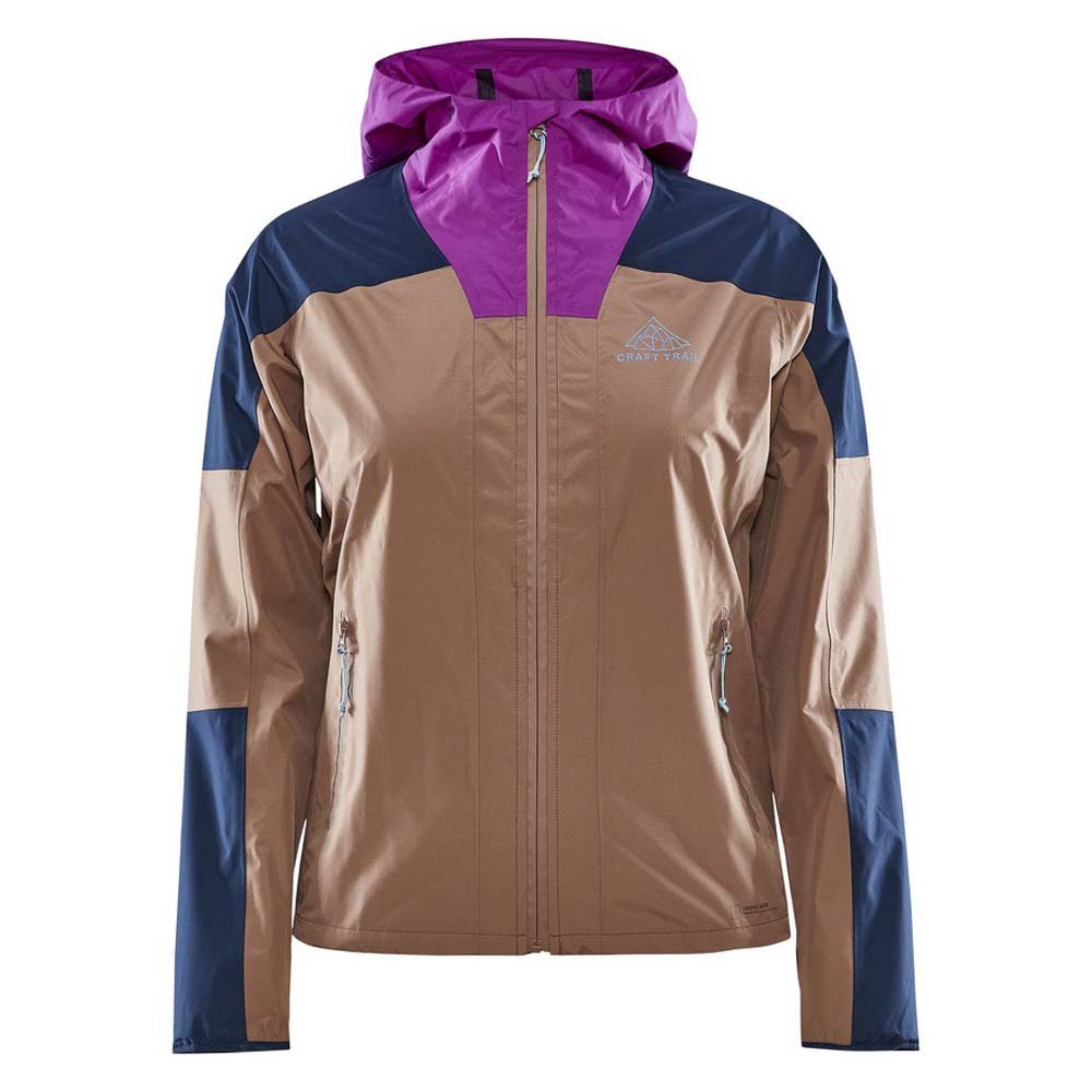 Craft Pro Trail Hydro Jacket Braun S Frau von Craft