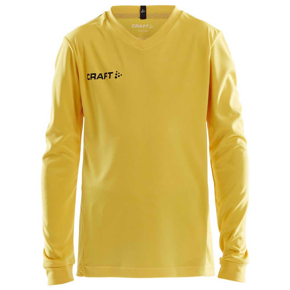 Craft Squad Solid Long Sleeve T-shirt Gelb 12-14 Years Junge von Craft