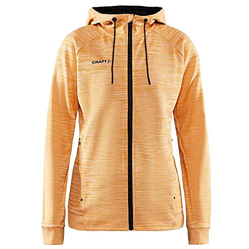 Craft Trainingsjacke mit Kapuze aus Recyclingpolyester ADV Unify FZ Hood Damen NEU, Wähle Deine Größe:M, Wähle Deine Farbe:Tiger Melange Craft Trainingsjacke mit Kapuze aus Recyclingpolyester ADV Unify FZ Hood Damen NEU, Wähle Deine Größe:M, Wähle Deine Farbe:Tiger Melange von Craft