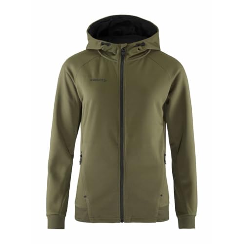 Craft Trainingsjacke mit Kapuze aus Recyclingpolyester ADV Unify FZ Hood Damen NEU, Wähle Deine Größe:XL, Wähle Deine Farbe:Woods von Craft