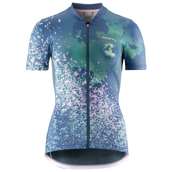 Craft - Women's ADV Endur Graphic Jersey - Radtrikot Gr S blau von Craft