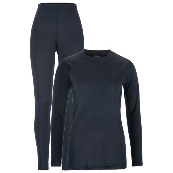 Craft - Women's Core Warm Baselayer Set - Kunstfaserunterwäsche Gr L blau von Craft