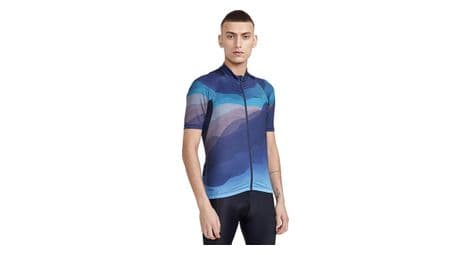 craft adv endur kurzarmtrikot blau mehrfarbig von Craft