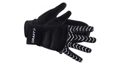 craft adv lumen hybrid fleece faustlinge handschuhe schwarz unisex von Craft