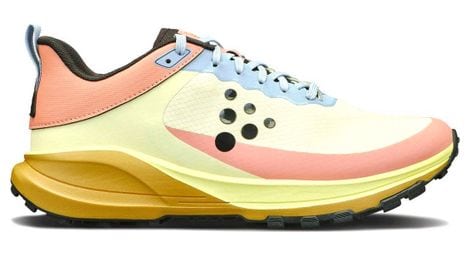 craft pure trail x trailschuhe pink gelb damen von Craft