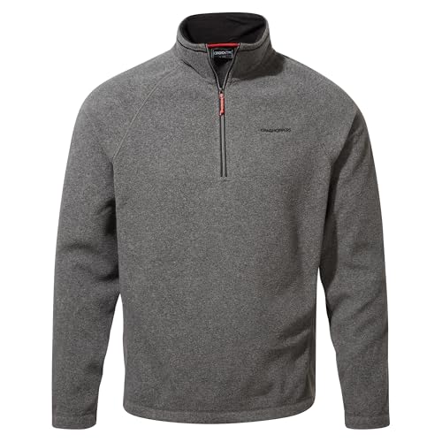 Craghoppers Herren Corey Fleece-Pullover Pullover, Black Pepper Marl, L EU Craghoppers Herren Corey Fleece-Pullover Pullover, Black Pepper Marl, L EU von Craghoppers