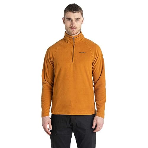 Craghoppers Corey Vi Herren-Fleecejacke mit halbem Reißverschluss, Pumpkin Spice, M von Craghoppers