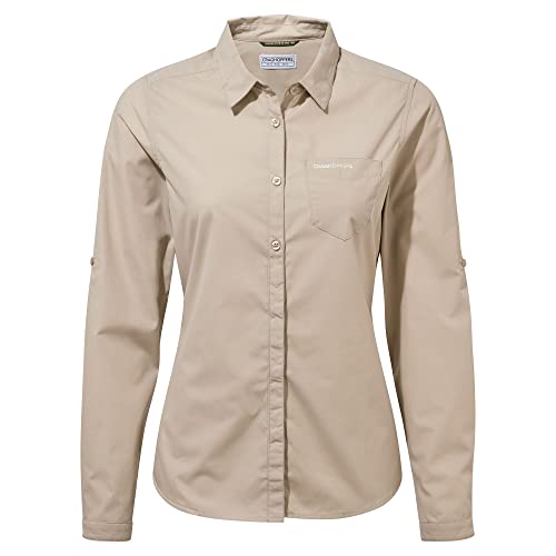 Craghoppers Damen Kiwi Ii Langarmshirt Hemd, Desert Sand, 38 EU Craghoppers Damen Kiwi Ii Langarmshirt Hemd, Desert Sand, 38 EU von Craghoppers